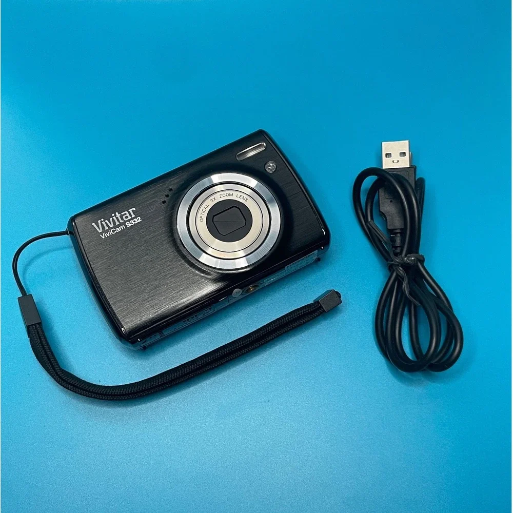 Vivitar ViviCam S332 Digital Camera Black 16.1MP 3x Optical Zoom HD Still Images